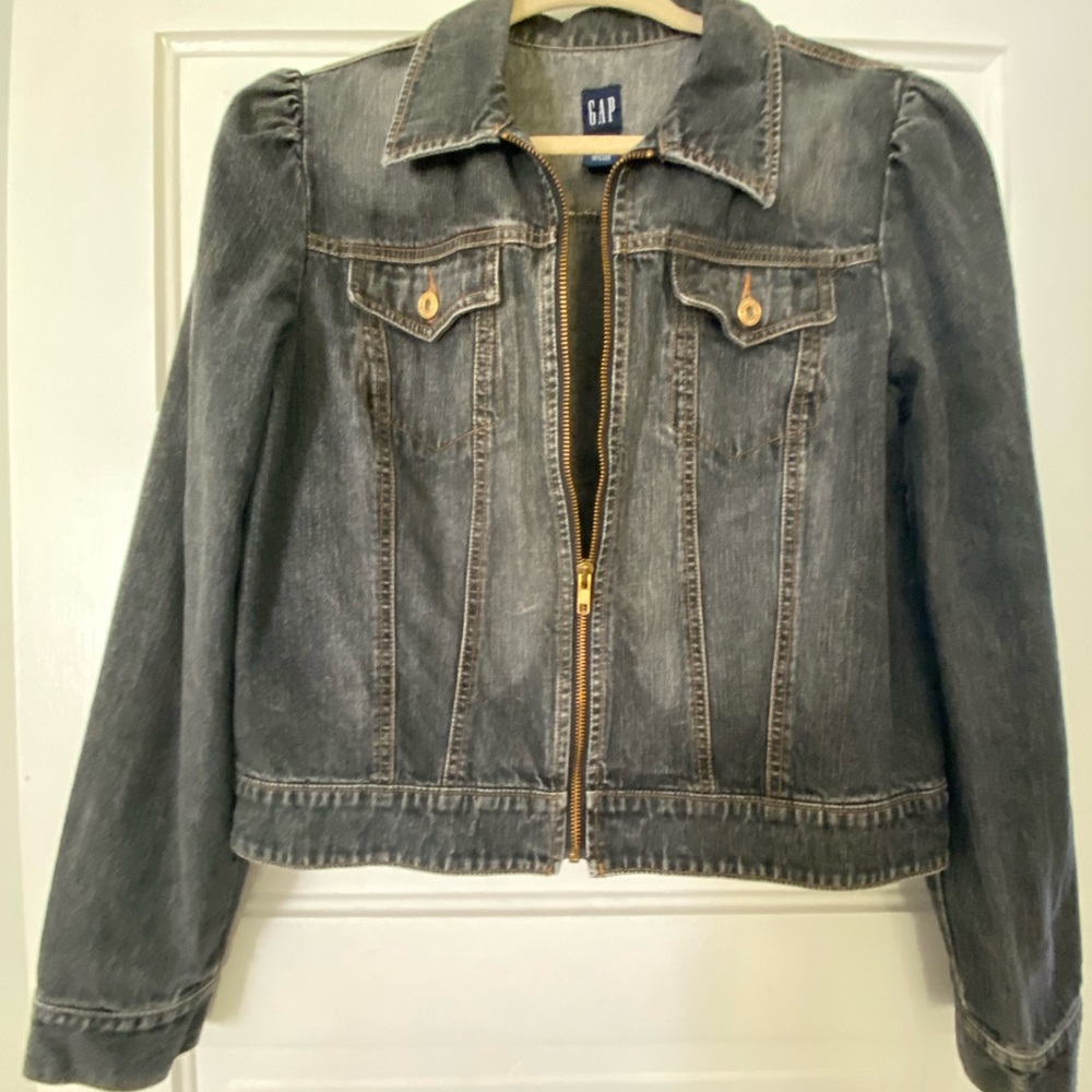 GAP Dark Wash Jean Jacket - Size L